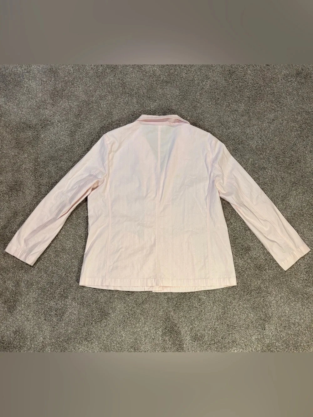 Chico's Design Women’s Light Pink 2-Piece Outfit Set Pantsuit Jacket Pants Sz 3